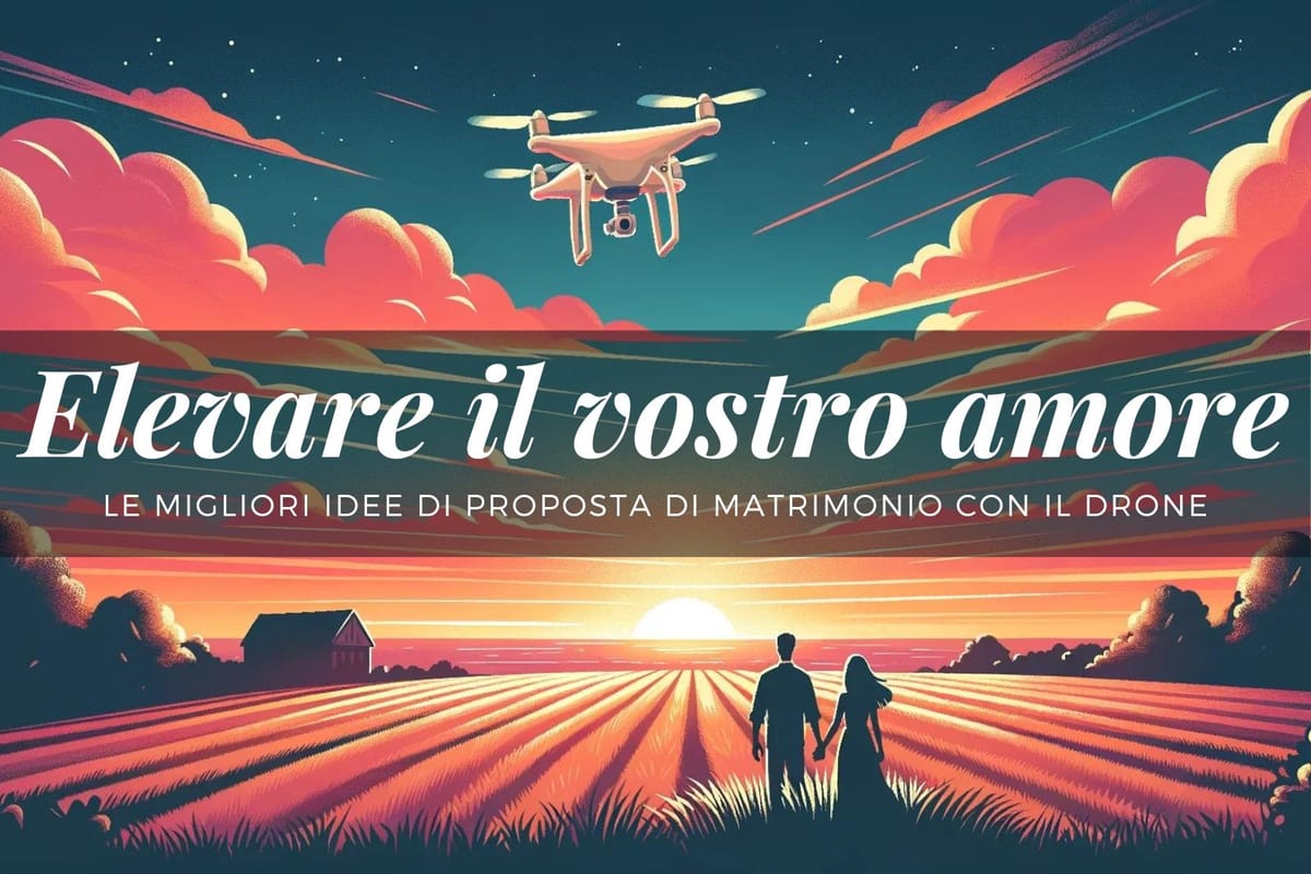 Elevare il vostro amore: Le migliori idee di proposta di matrimonio con il drone